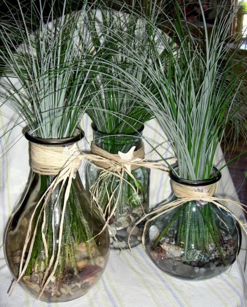 Fun Beachgrass Arrangments