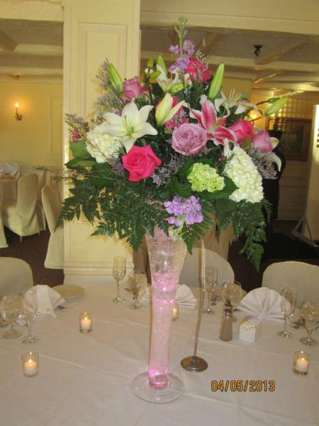 Pink LED Lights in Soft Pastel Arrangement